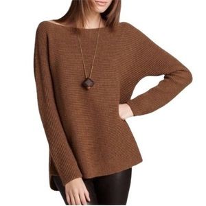 Vince Ribbed Boatneck Sweater